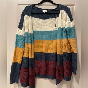 Umgee Stripe Cardigan